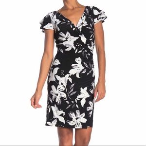 Catherine Malandrino flutter sleeve dress